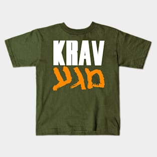 Krav Magakira - Orange v2 Kids T-Shirt